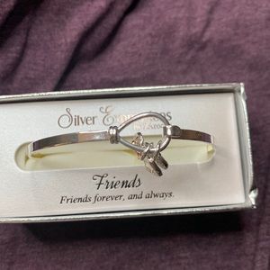 Sterling silver friends bracelet